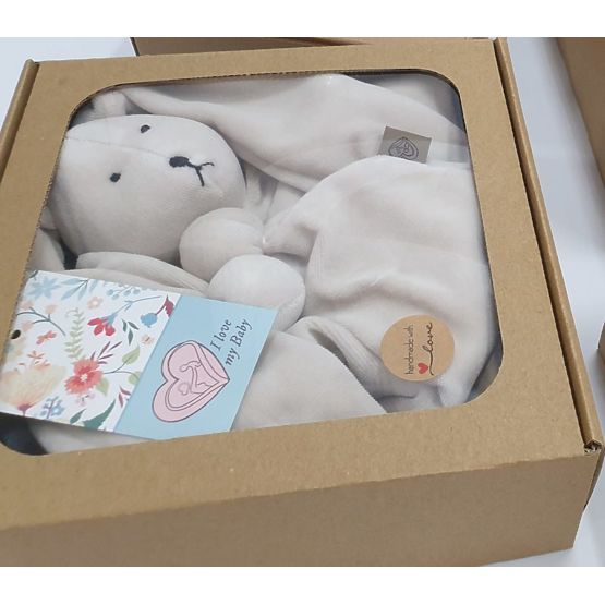 Rabbit pin - gray