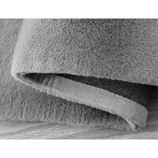 Rabbit silk carpet - dark gray