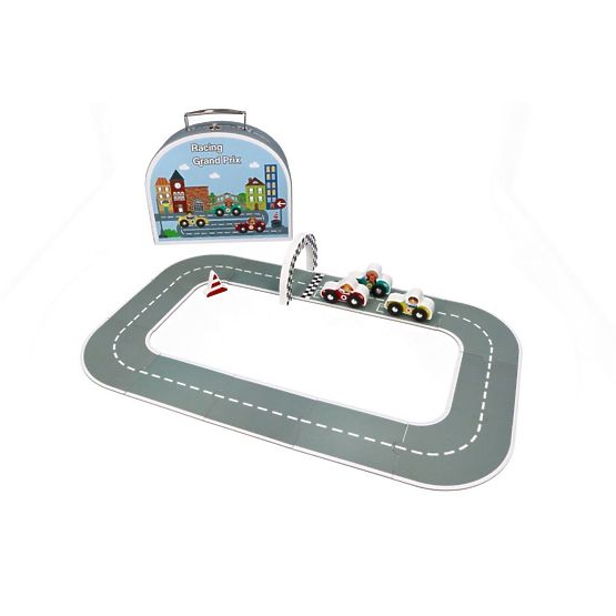 A racetrack in a trunk