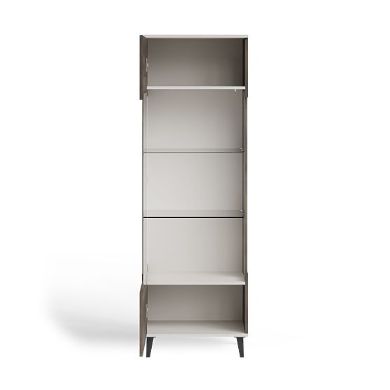 RANDOM 2-in-1 Display Cabinet Cashmere/Walnut/Black