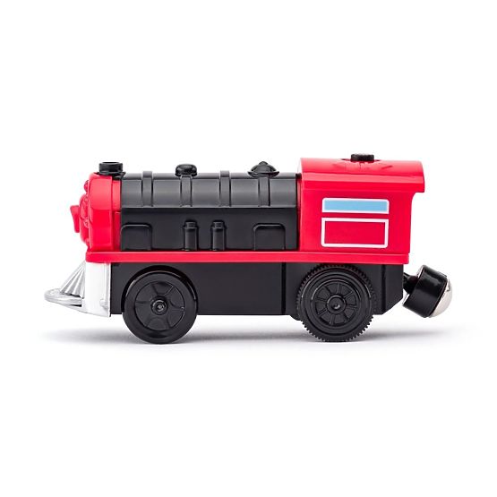 Red Battery-Powered Locomotive - Moves Forward and Backward