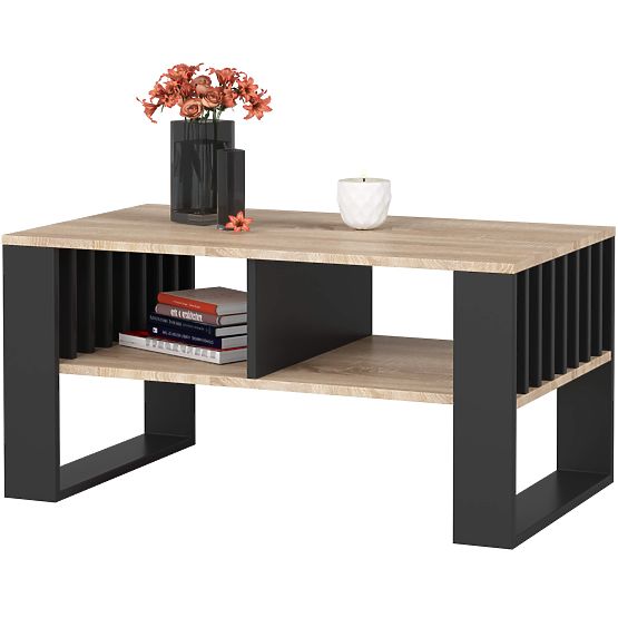 ROCKFORD COFFEE TABLE SONOMA OAK / BLACK