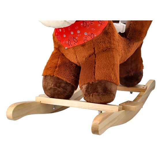 Rocking Brown Horse with Seat