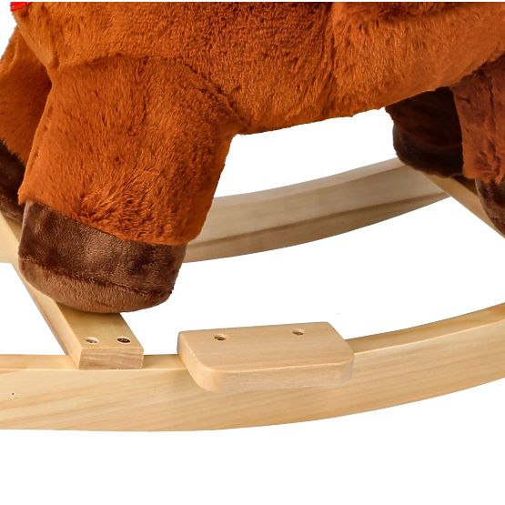 Rocking Brown Horse with Seat