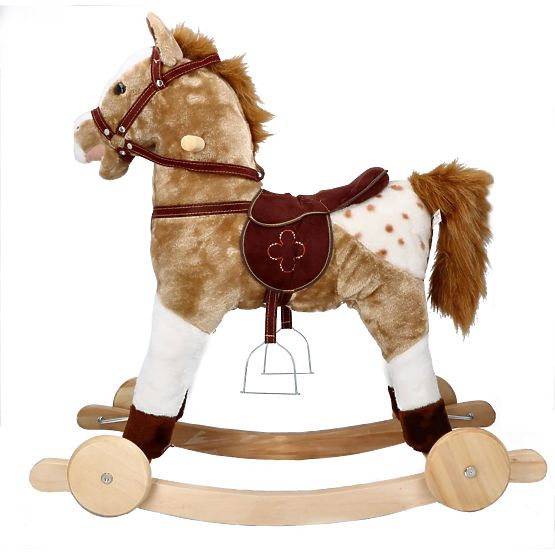 Rocking Horse Mustang with Wheels