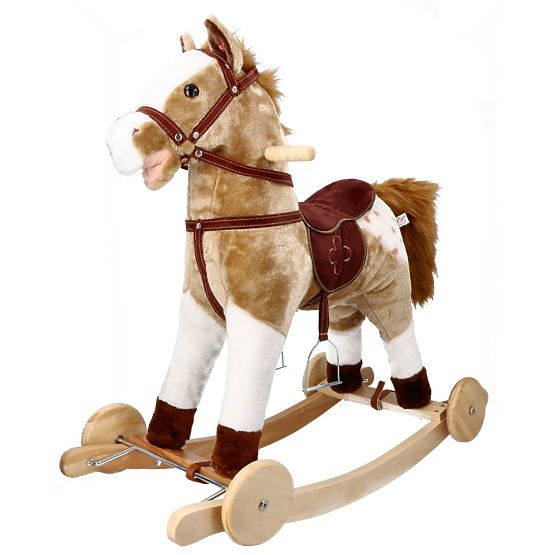 Rocking Horse Mustang with Wheels