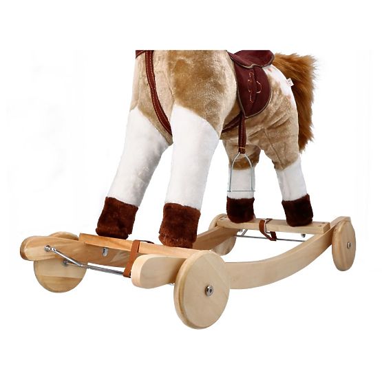Rocking Horse Mustang with Wheels