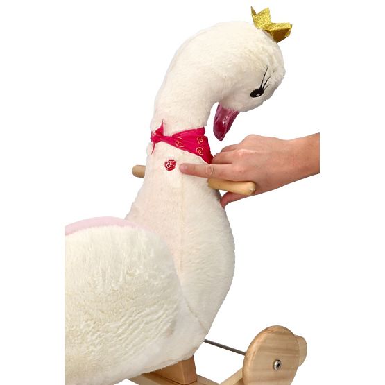 Rocking Horse Swan Queen with Wheels