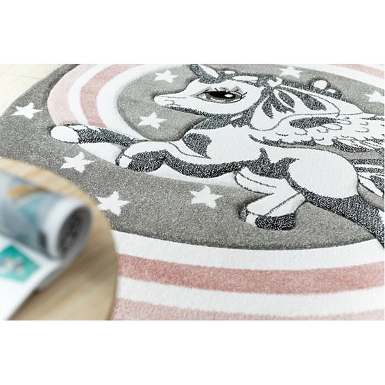 Round carpet PETIT - Unicorn - gray