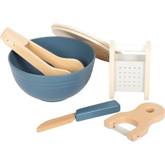 Salad Set with Cutting Vegetables Fresh