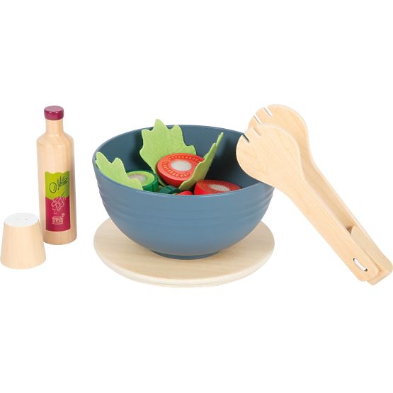 Salad Set with Cutting Vegetables Fresh