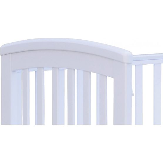 Baby cot with removable side Scarlett Laura - white