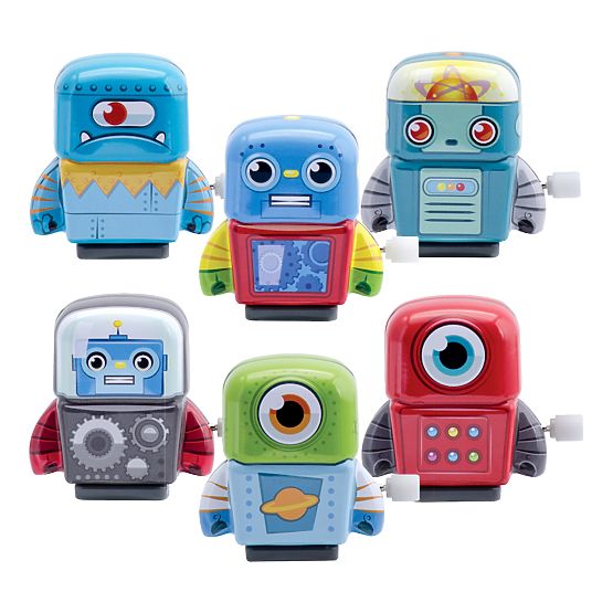 Schylling Wind-Up Mini Robots 1 pc