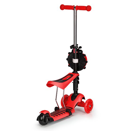 Scooter and bouncer Ladybug - red