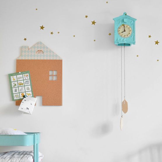 Self-adhesive notice-board DEKORNIK - Blue house