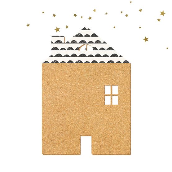 Self-adhesive notice-board DEKORNIK - White house