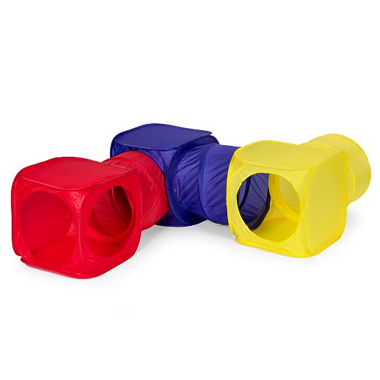 Self-assembling Children's Tents, Play Center 6 Elements Tunnels Cubes IPLAY