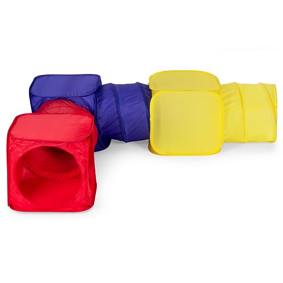 Self-assembling Children's Tents, Play Center 6 Elements Tunnels Cubes IPLAY