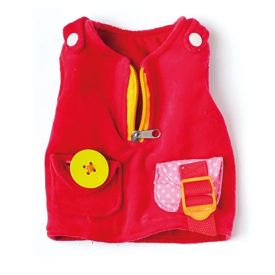 Sensory Doll with Fasteners Ala
