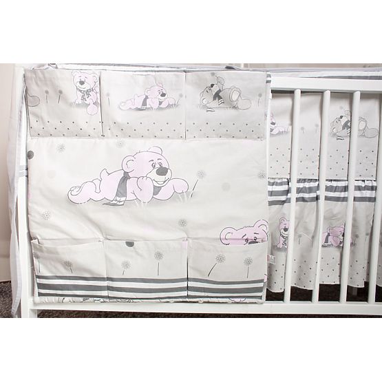 Set bedding to cribs 135x100cm Dreamer gray