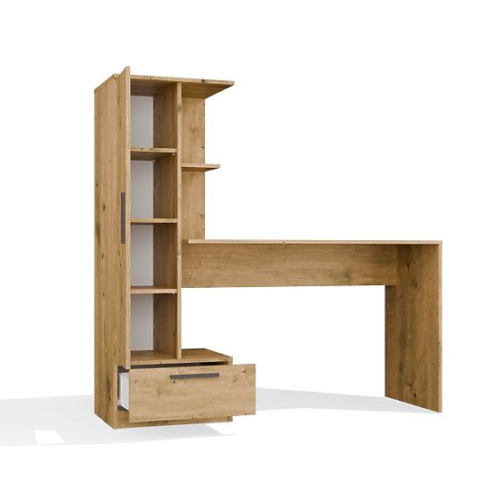 Set Desk + Shelf COSMO ARTISAN OAK