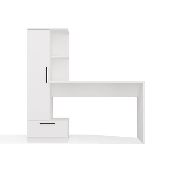 Set Desk + Shelf COSMO WHITE