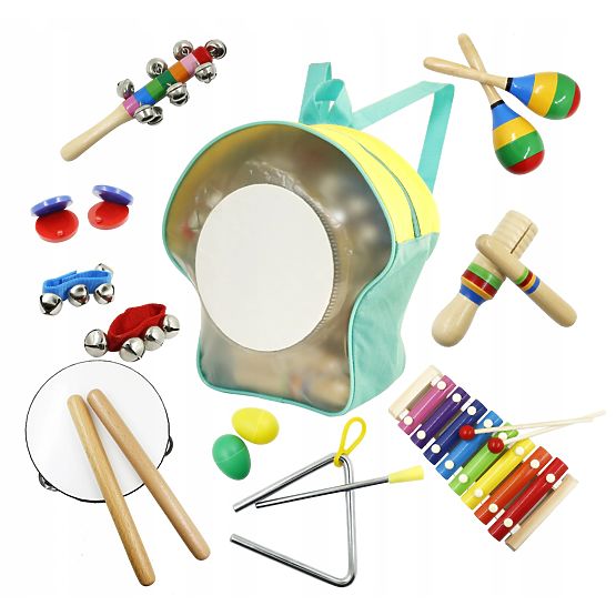 Set of 10 musical instruments