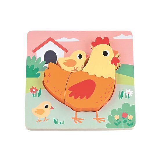 Set of 4 Wooden Farm Puzzles