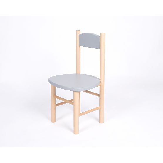 Simple Table and Chair Set - Grey