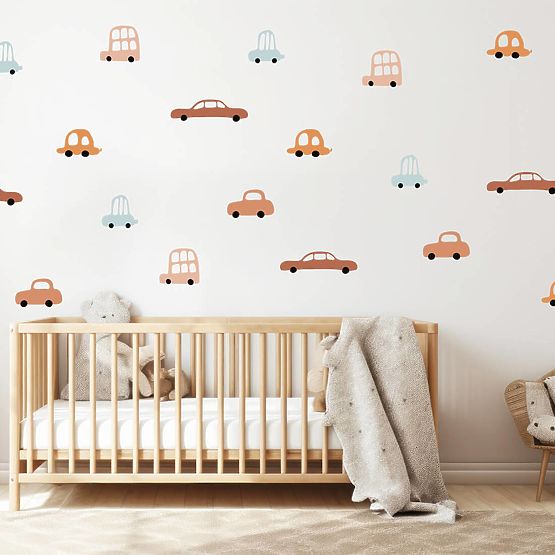 Set of wall stickers - Cars