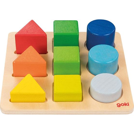 Shape Puzzle on a Base