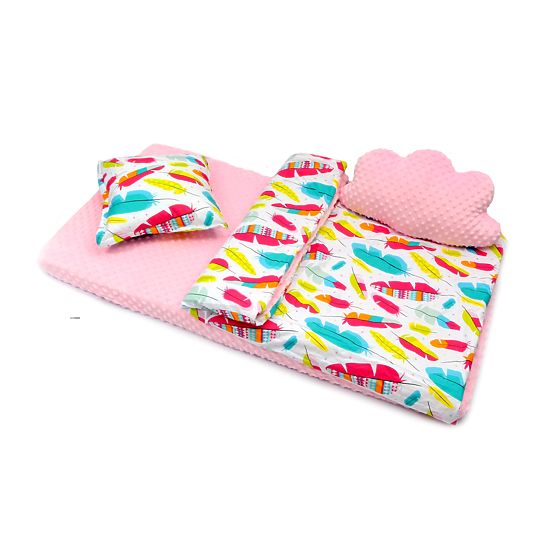 Sheet Ourbaby minky - pink