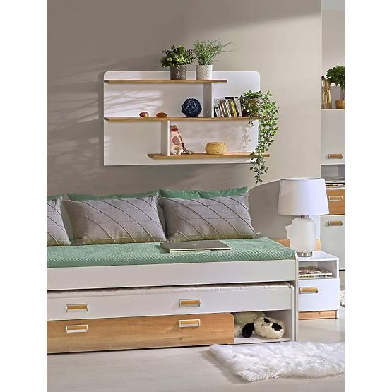 Shelf L8 - white / oak nash