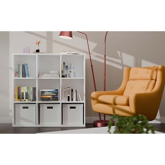 Shelf Malax 3X3 H WHITE