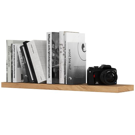 SHELF PS-4 80cm OAK SONOMA