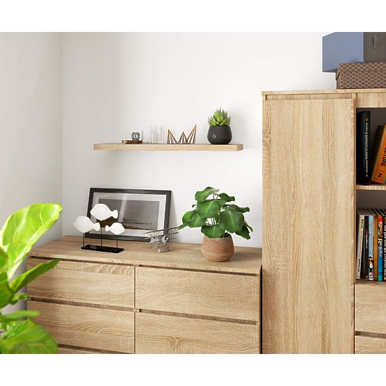 SHELF PS-4 80cm OAK SONOMA