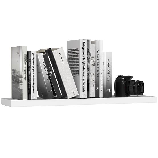 SHELF PS-4 80cm WHITE