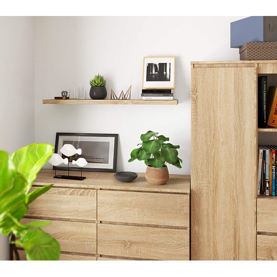 SHELF PS-5 100cm OAK SONOMA