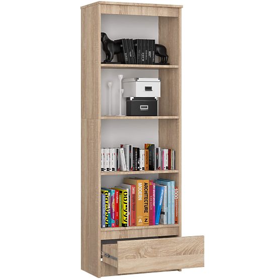 SHELF R60 1DR 4S CLP PK OAK SONOMA