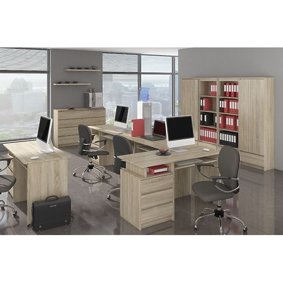 SHELF R60 3DR 2S CLP PK OAK SONOMA