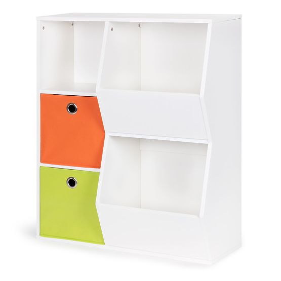 Shelf with organizers