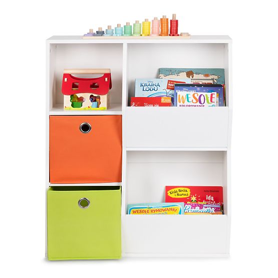 Shelf with organizers