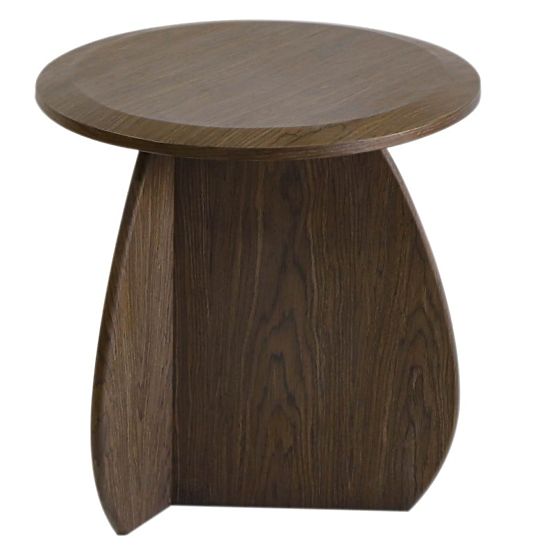 Side Table Noku 50 cm, Dark Walnut