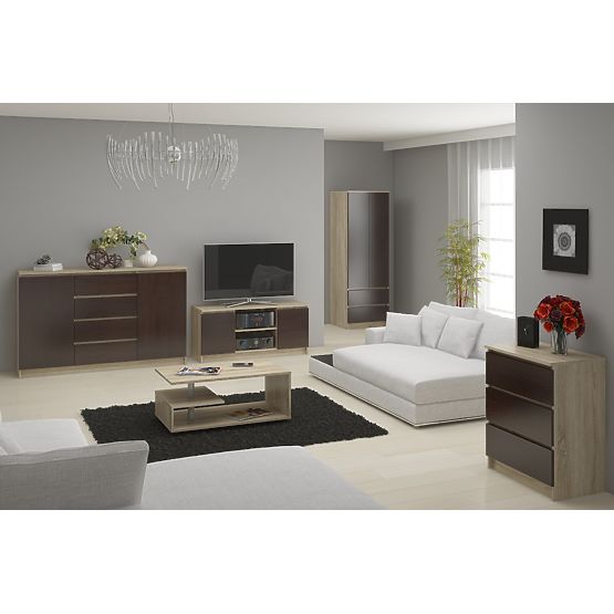 SIDEBOARD K140 3D 3DR CLP PK SONOMA / WENGE