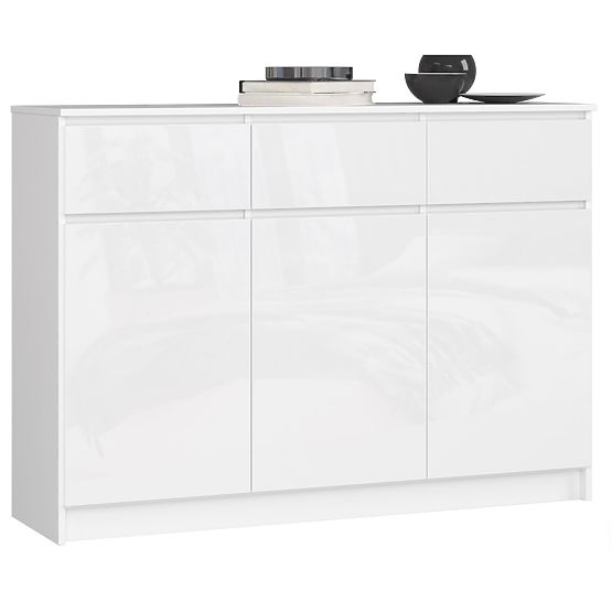 SIDEBOARD K140 3D 3SZ CLP PK WHITE GLOSS