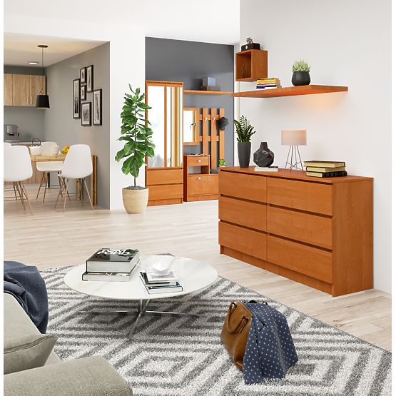 SIDEBOARD K140 6 DRAWERS CLP ALDER