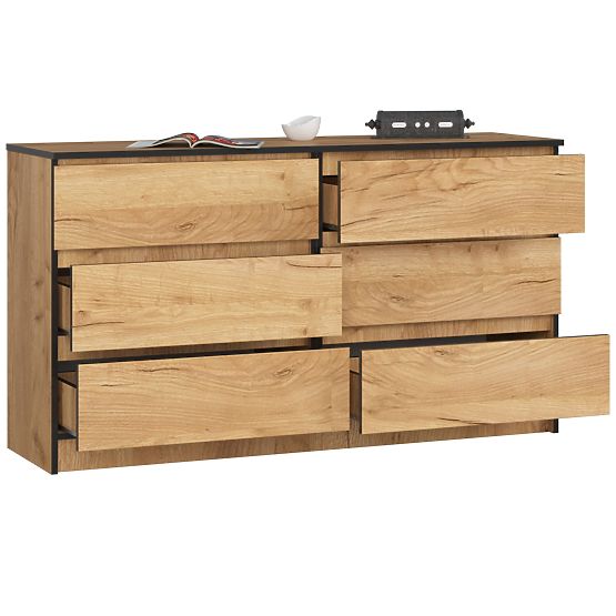 SIDEBOARD K140 6SZ CLP PK OAK CRAFT