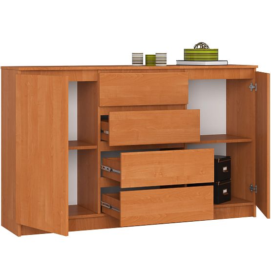 SIDEBOARD K160 2 DOORS 4 DRAWERS CLP PK ALDER
