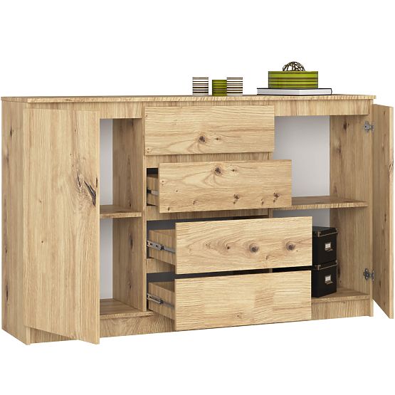 SIDEBOARD K160 2D 4DR CLP PK ARTISAN OAK