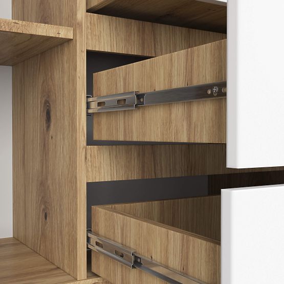 SIDEBOARD K160 2D 4DR CLP PK ARTISAN / WHITE